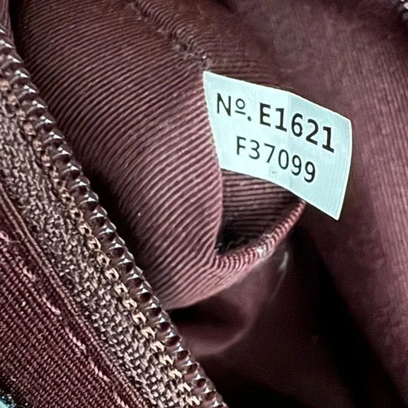 Coach Blake Carryall Satchel Shoulder Bag Burgundy Leather - Picture 16 of 17